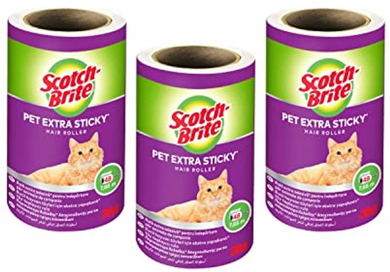 Pluisrol, pluisroller voor dierenhaar, extra plakkerig, pluisroller met
