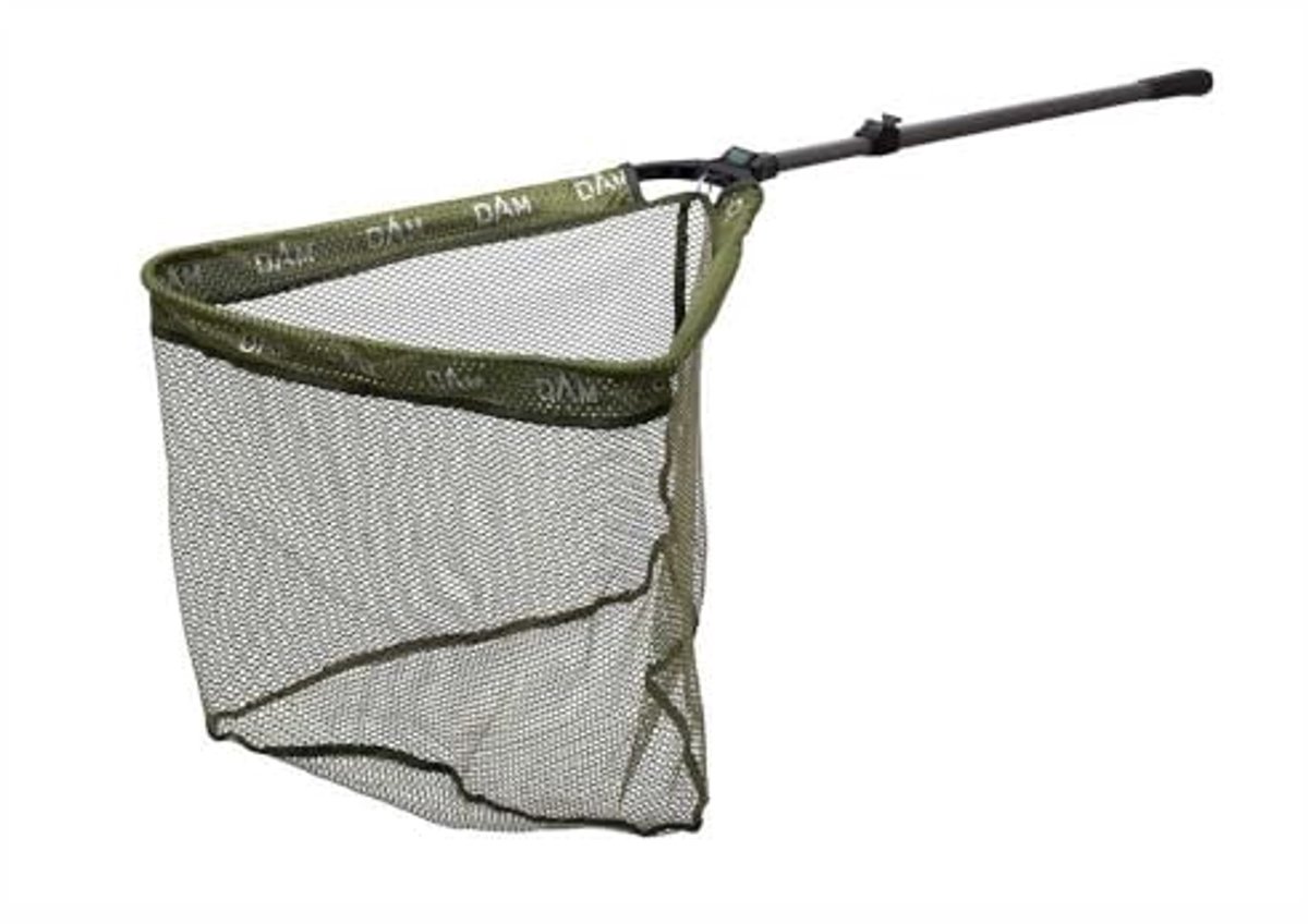 Telescopisch schepnet met rubberen coating - 2-delig en multifunctioneel