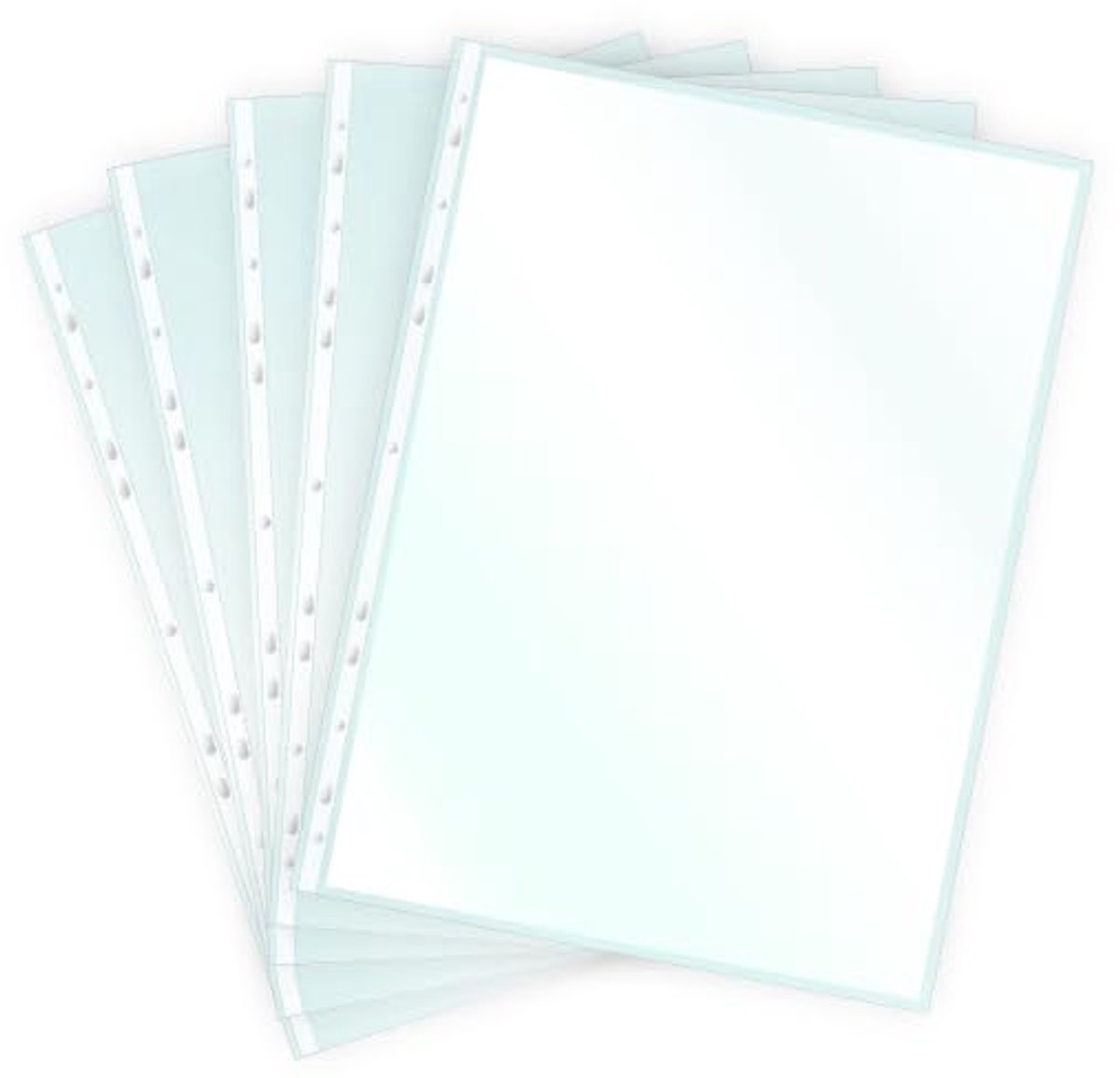 Premium Showtassen A4 - 80 Micron Glashelder Transparant - Verpakking van 100