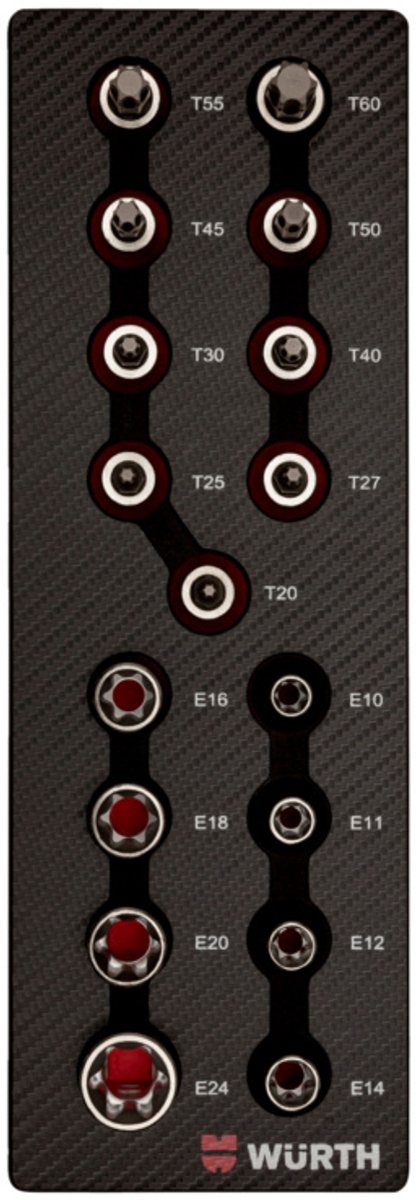 Würth 1/2" TX Gereedschapset - 17 Delig