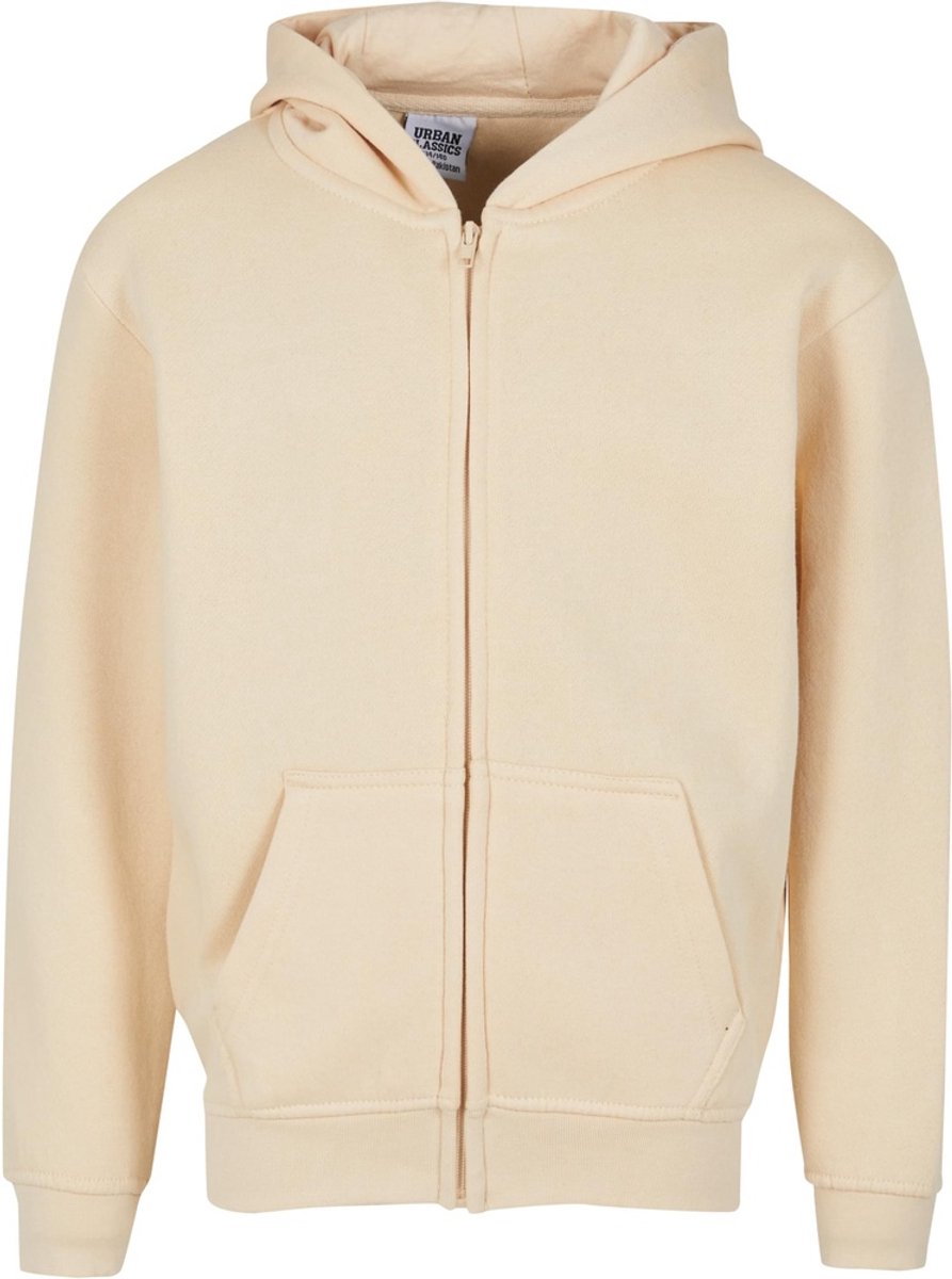 Urban Classics Kids Basic Essential Vest Met Capuchon Kinderen Kids 110/116 Creme
