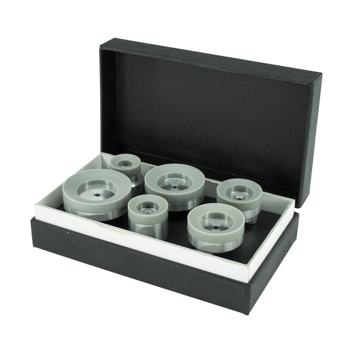 Zuigstempelset (boven) voor hulzenopener met handwiel Bergeon