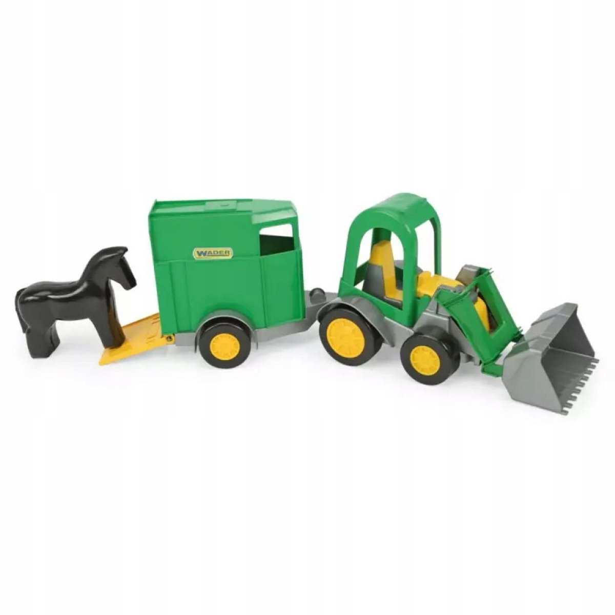 Wader Traktor met Aanhanger voor Paard - Speelgoed