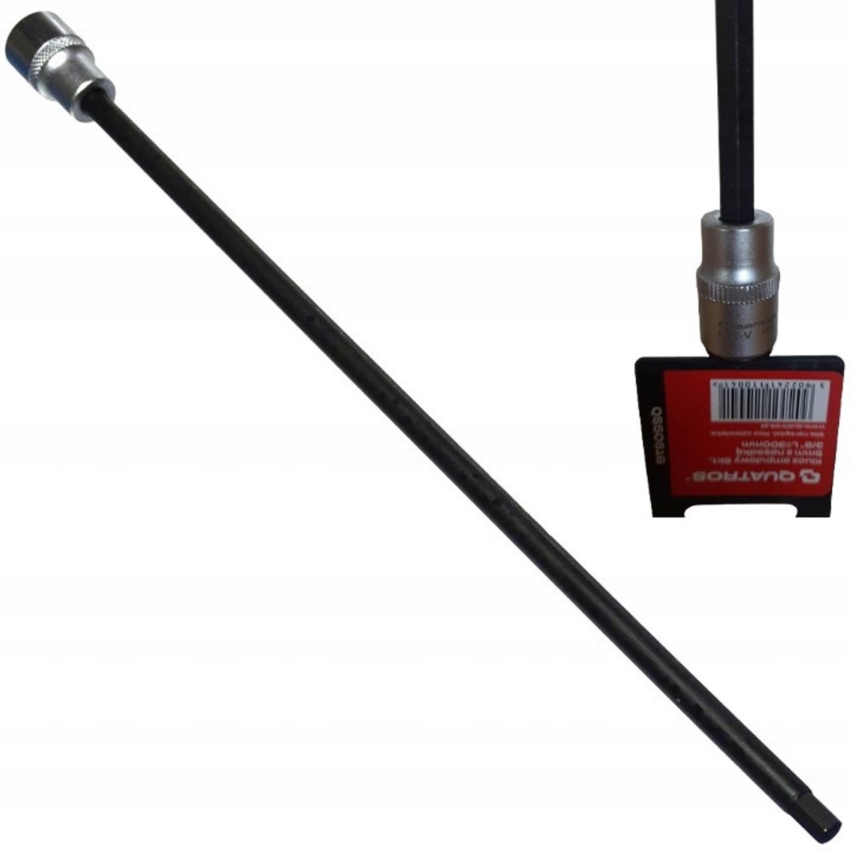 Quatros H5 Inbus Bit 3/8" voor Koplampafstelling - 300mm