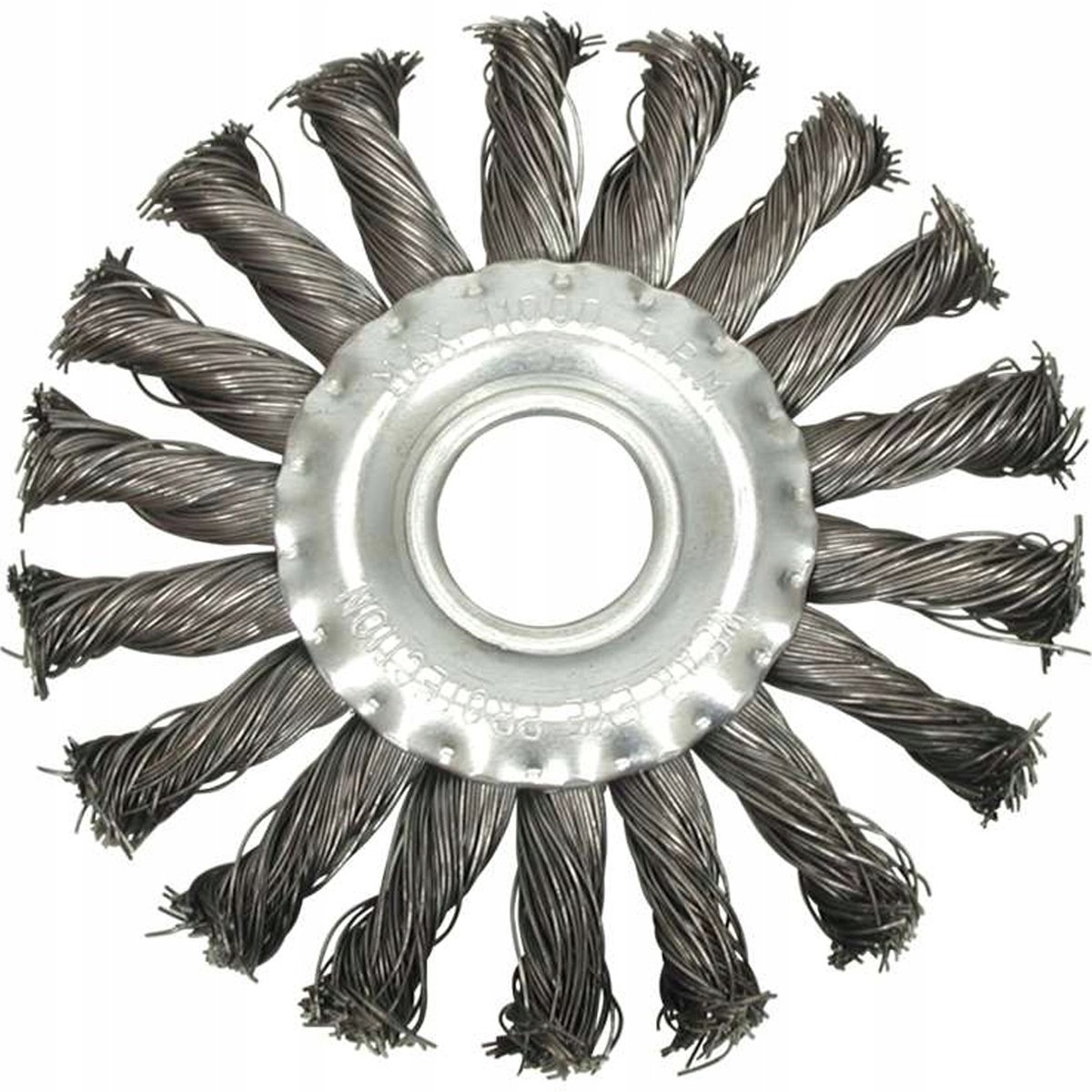 Vorel Schijfborstel 100mm Gevlochten Staaldraad 06981