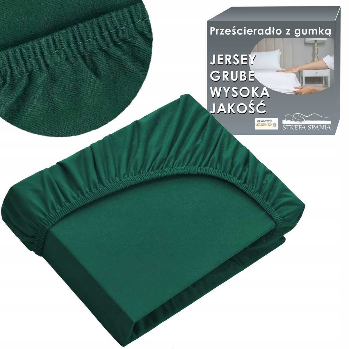 Jersey Hoeslaken 140x200cm met Elastiek - Zacht & Ademend