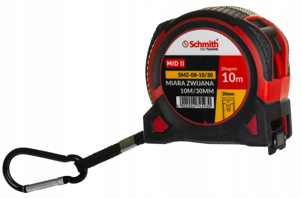 Schmith Rolmaat 10m x 30mm - Robuust ABS+TPE, Magneet Haken