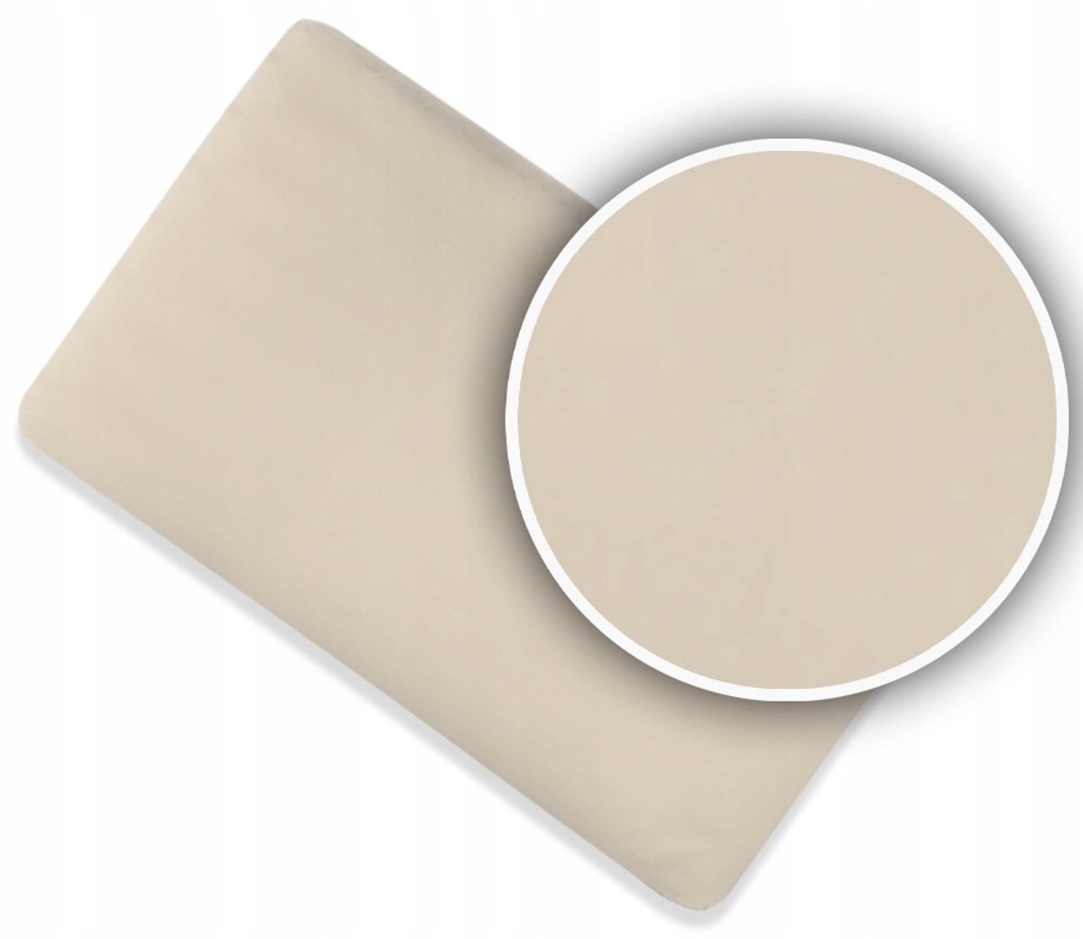 Jersey hoeslaken met elastiek voor ledikant 89x52cm, 100% katoen