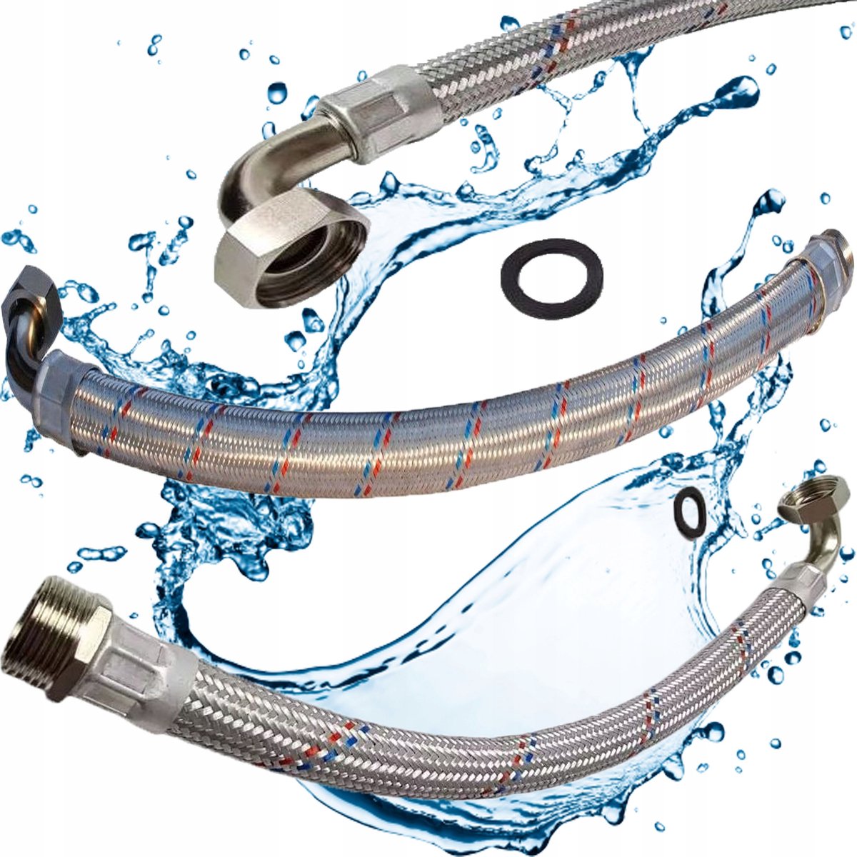 IBO Antivibratiewarm 60cm met knie voor hydrofoor