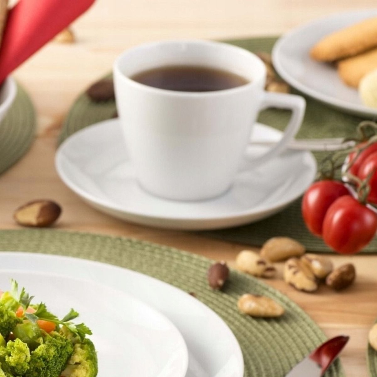 Lubiana Servies 20-delig Wit Porselein voor 4 Personen - Model Boss