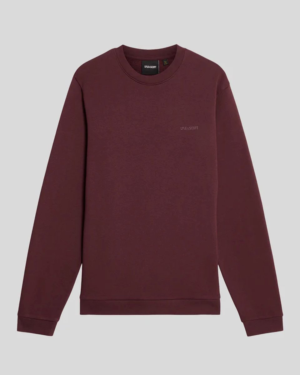 Lyle & Scott Logo Brushback Crew Neck Sweatshirt