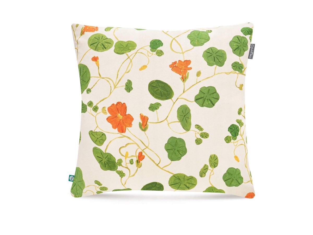 Decoratieve Kussensloop Oost-Indische kers 45x45 cm - Handgemerkt Bloemenpatroon