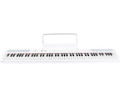 Digitale piano 88 toetsen - Met gratis lessen - Fazley FSP-200-W - Wit