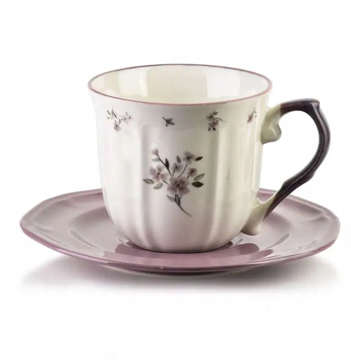 Rosalie Porseleinen Kop en Schotel 220ml - Elegante Bloemendessin