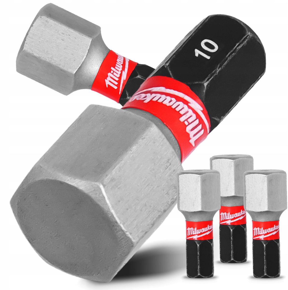 Milwaukee SHOCKWAVE IMPACT DUTY HEX10 25 mm bits - 3 stuks