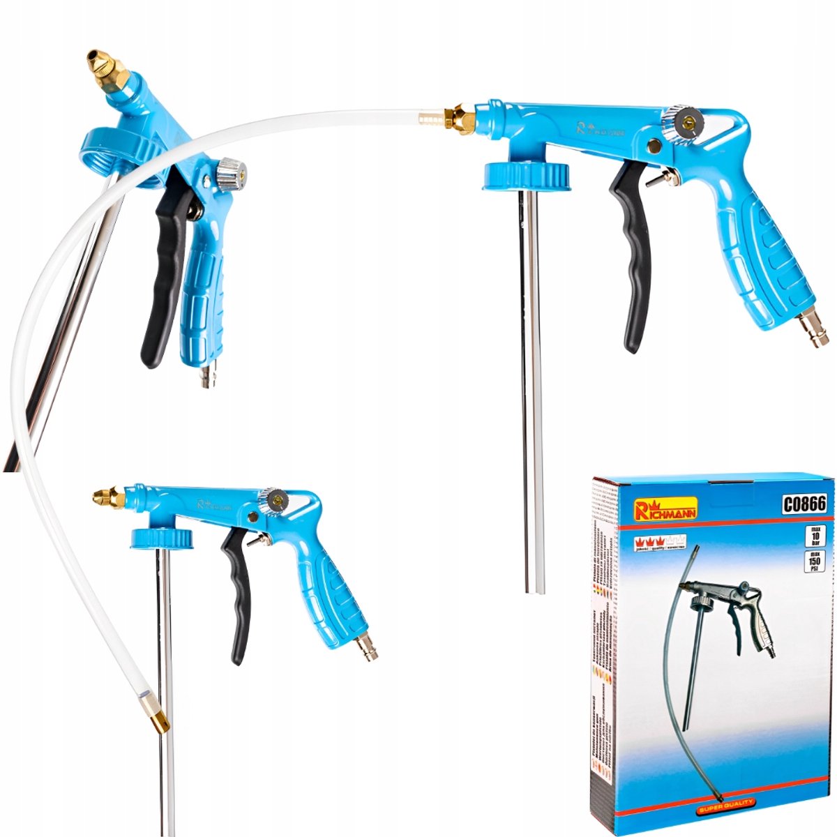 Richmann Ondercoating Spuitpistool met Slang - 5mm