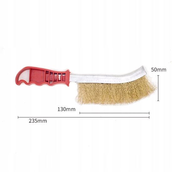 Harris Essentials Mini Draadborstel 3 Pack, Nylon, Staal & Messing 101064301