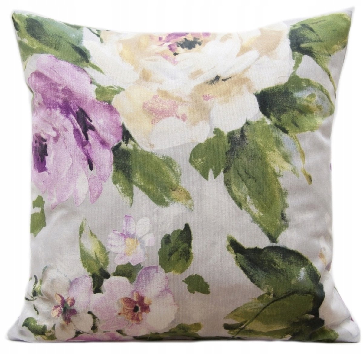 Decoratieve Kussenhoes 40x40cm - Zacht & Bloemrijk Design