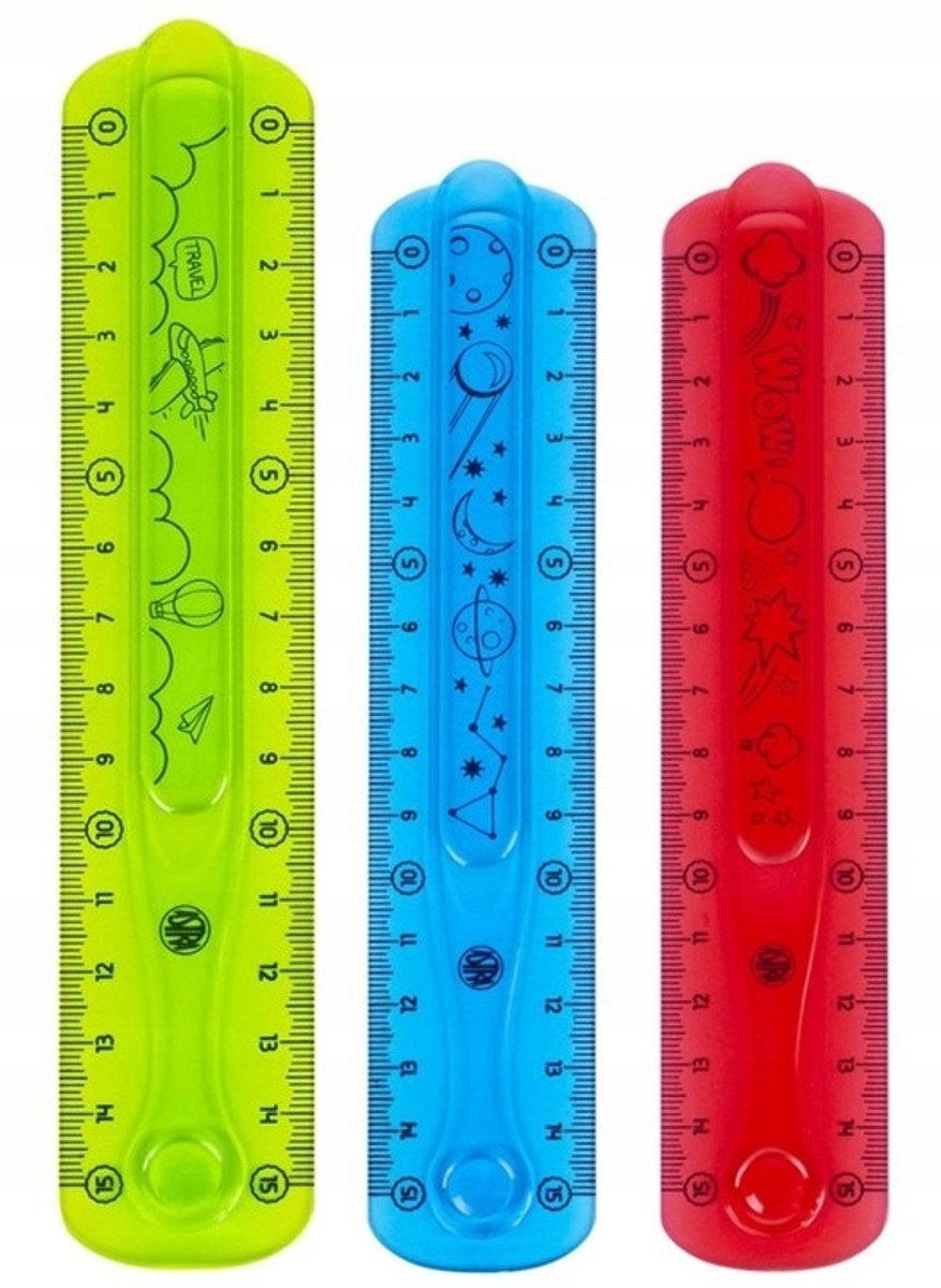 Astra Flexi 15cm Flexibele Liniaal - Transparant & Breukvast