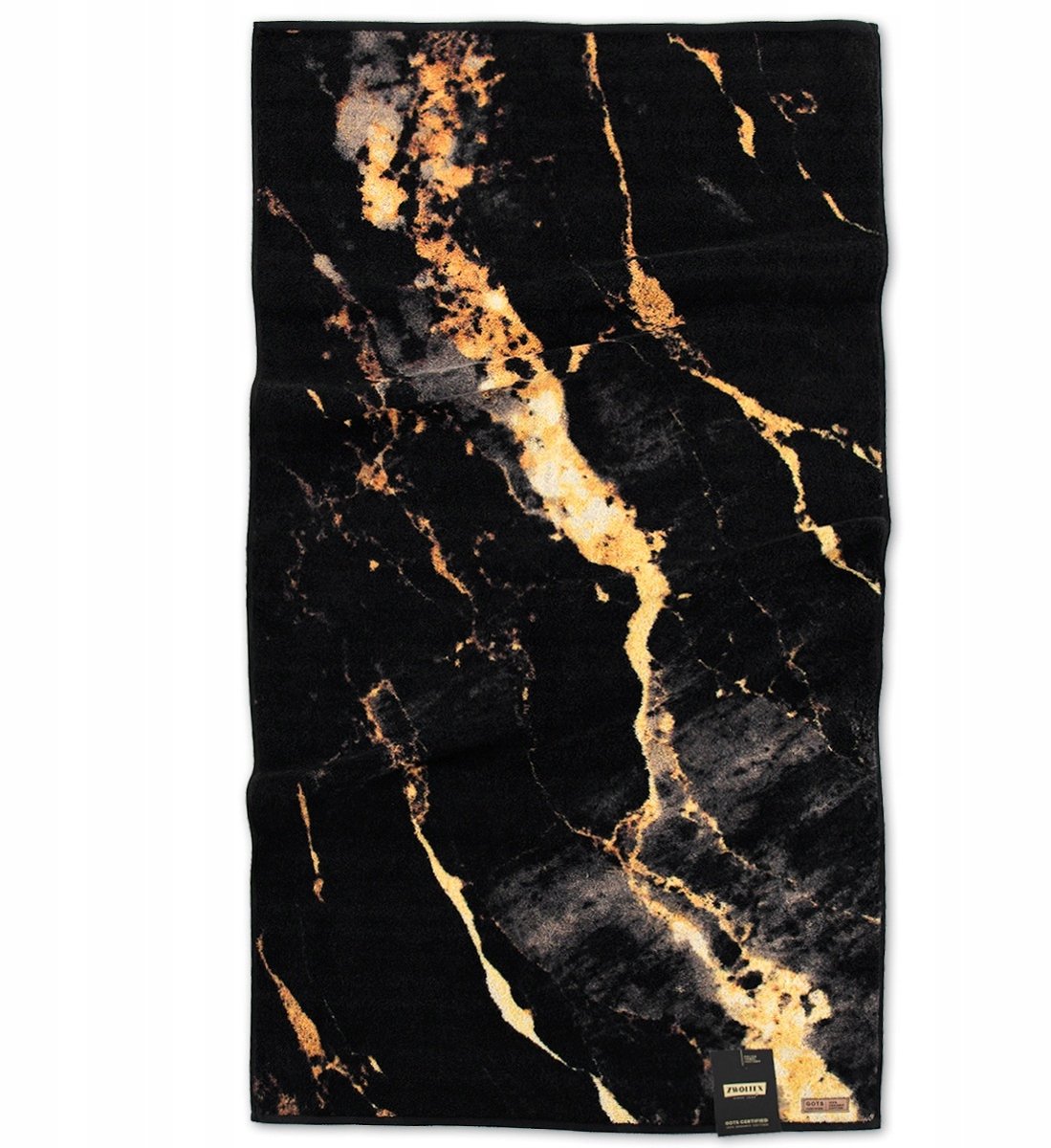 Zwoltex Mineralis Handdoek Zwart 70x140cm - Exclusief Premium Cadeau