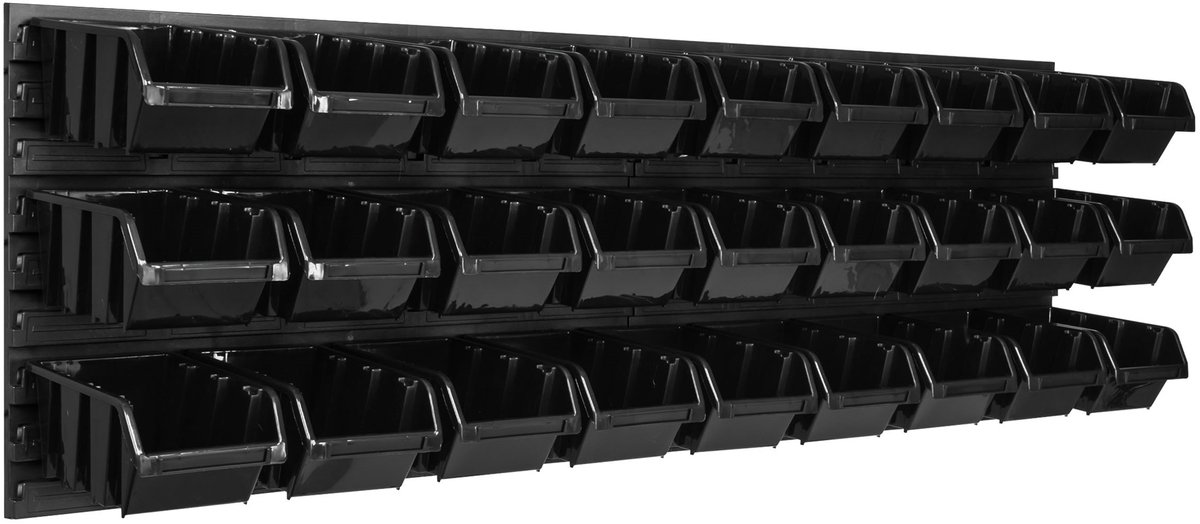 Gereedschapswand 115x39cm met 27 Bakken - Werkplaats Organizer