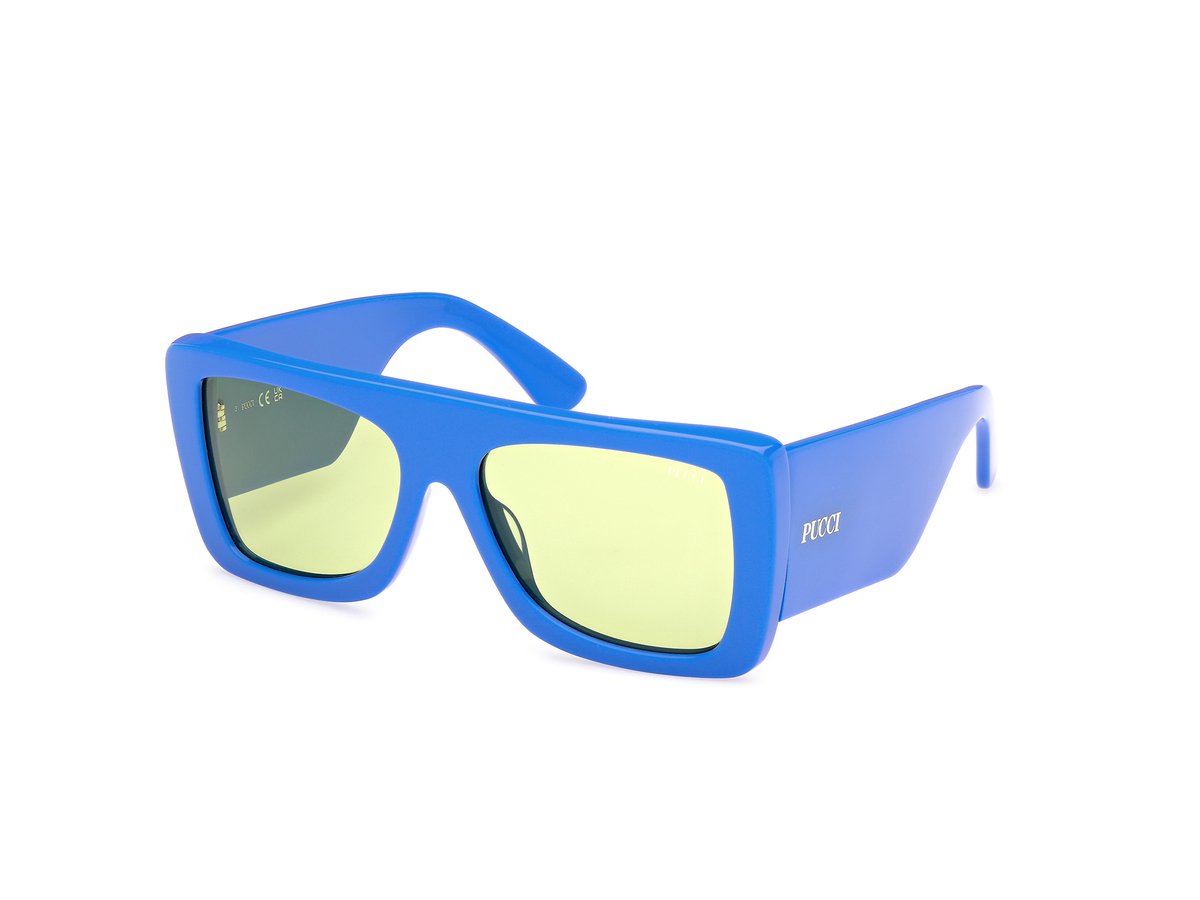 Pucci Ep0230 Zonnebril Blauw Man
