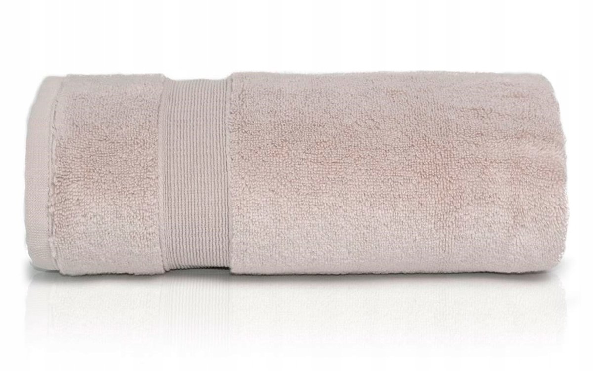 Luxe Katoenen Strandlaken Rocco 70x140cm - Poederroze, 600g/m²