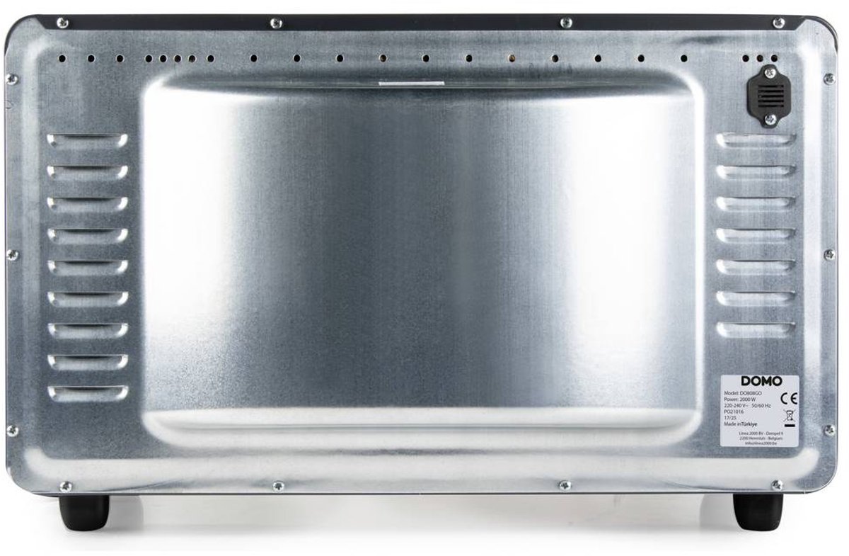 DOMO DO808GO Vrijstaande oven - Heteluchtoven - 50 Liter - 2000 W - Grijs – foto 5
