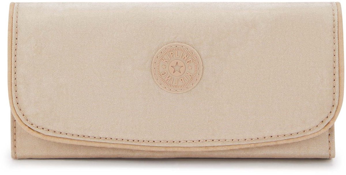 kipling portemonnee Basic Plus Money Land Wallet Sparkled Beige