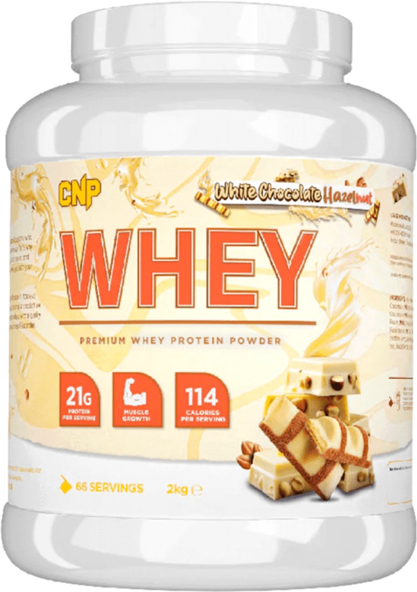 CNP Whey (2000g) White Chocolate Hazelnut - Eiwitten - Eiwit Mix