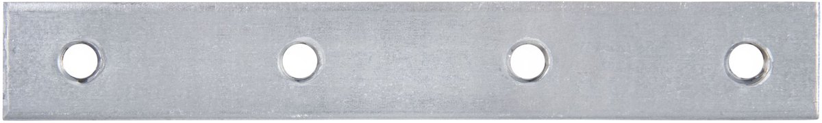 Alberts 824600 platte verbinder, smal, sendzimir verzinkt, 136 x 20 mm, 100er Set