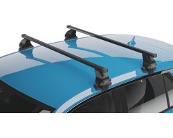 Dakdragers geschikt voor Nissan Leaf (ZE1) 2017-heden 5-deurs hatchback Menabo Omega 2.0 zwart