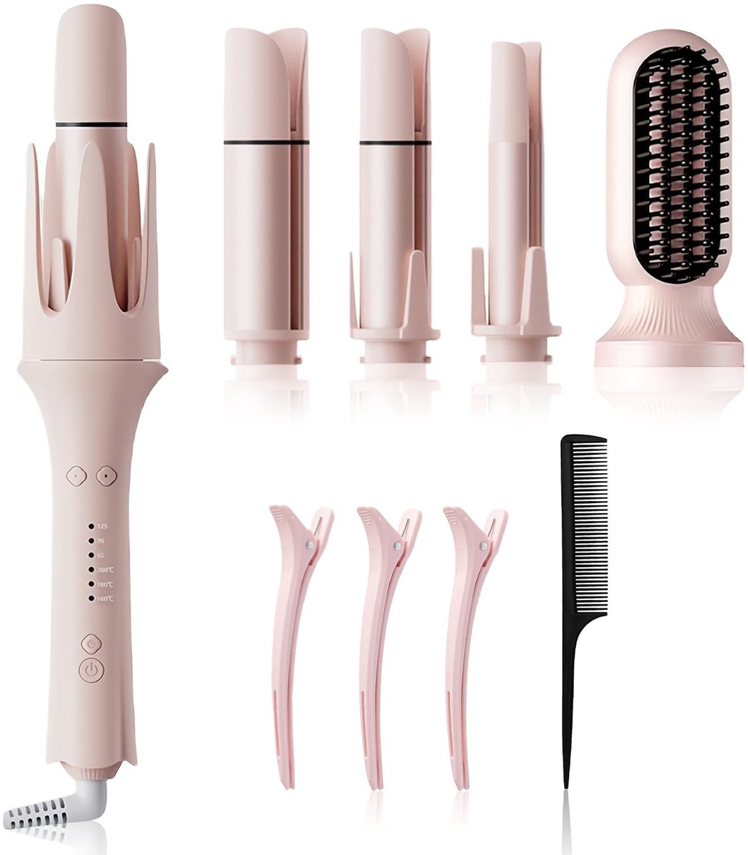 Ynkkvre - 4-in-1 Automatische Krultang - Met 4 Verwisselbare - Ynkkvre - €40,99