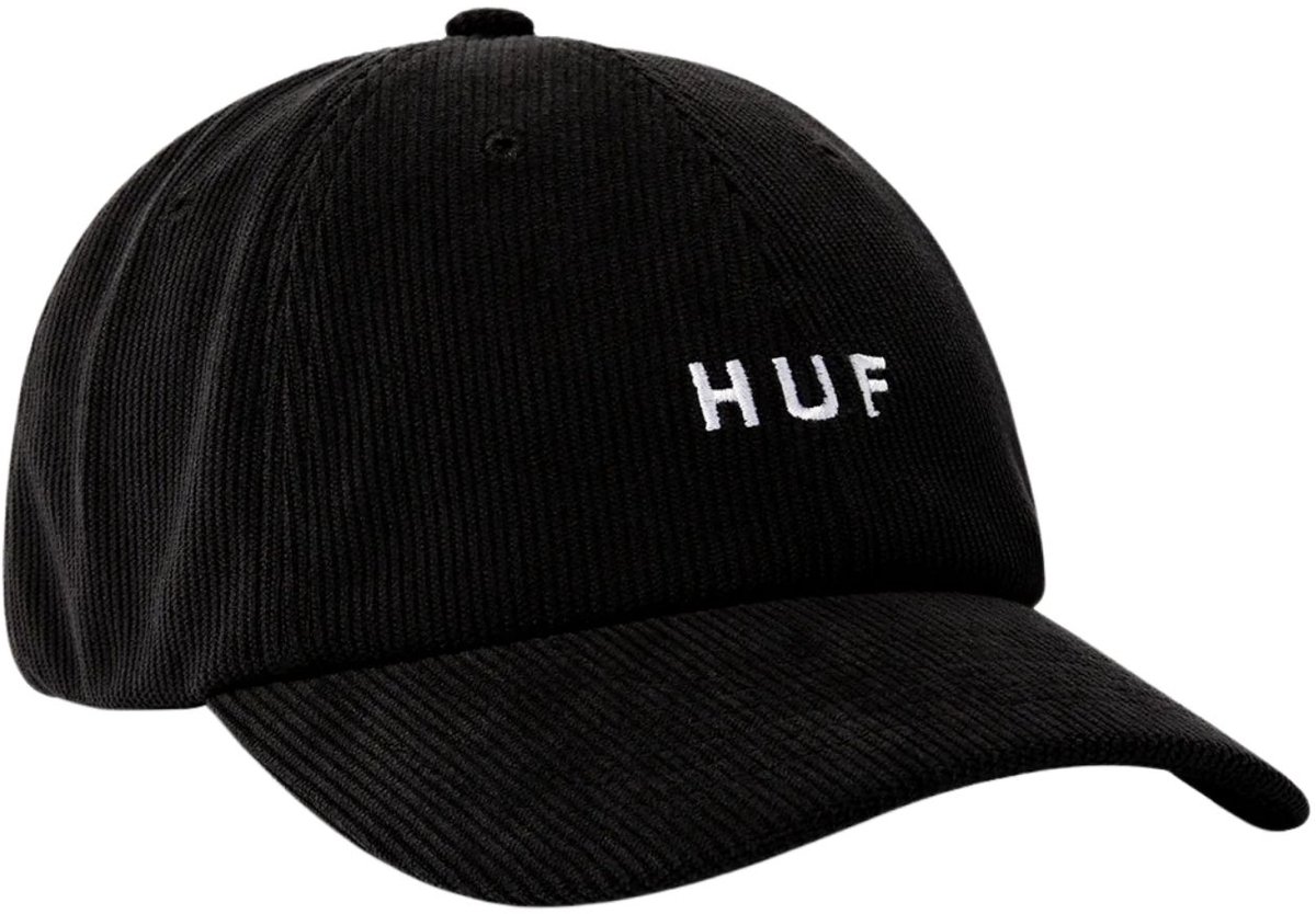 HUF OG Corduroy 6-Panel Trend Caps / Skate Zwart