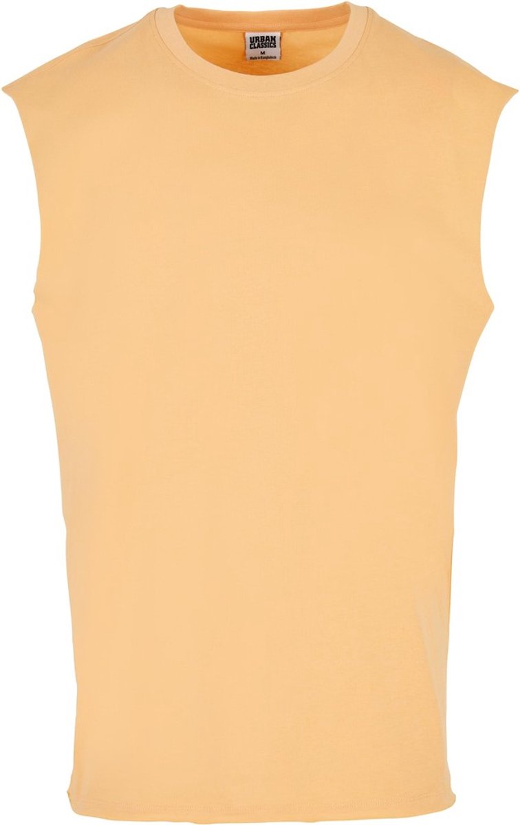 Urban Classics Open Edge Mouwloze top S Oranje