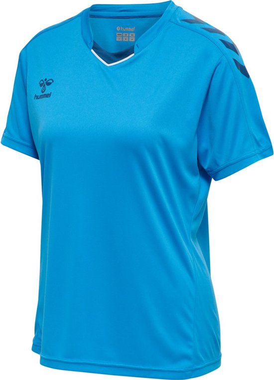 Foto: Hummel damen trikot kurzarm hmlcore xk poly jersey s s woman blue danube l