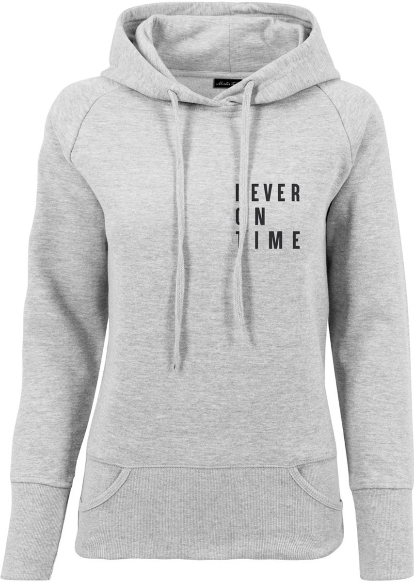 Mister Tee Never On Time Hoodie/trui XL Grijs