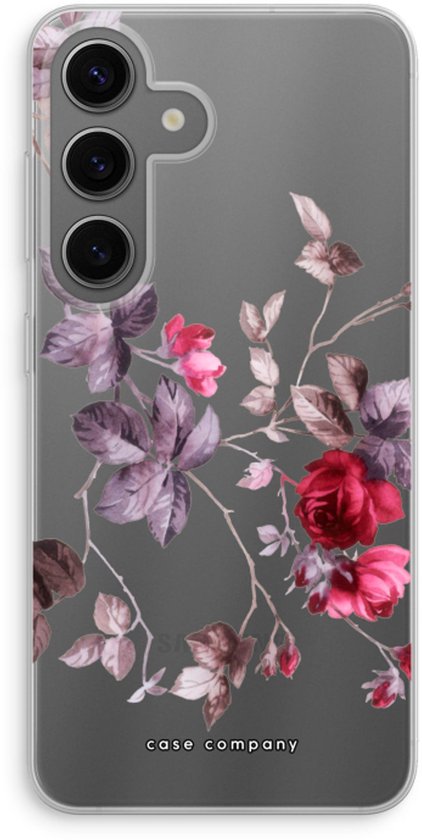 Case Company® - Coque Samsung Galaxy S24 - Belles fleurs - Coque de téléphone souple - Protection sur tous les côtés et bord de l'écran