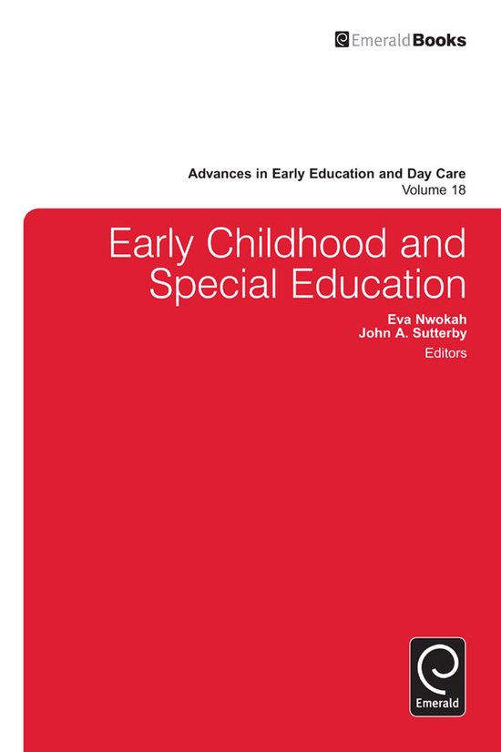 Advances in Early Education & Day Care 18 - Early Childhood  ... - cover