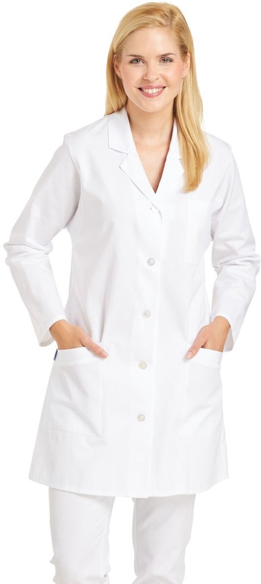 Leiber Damen Longkasack 08/471/01 Weiß-48