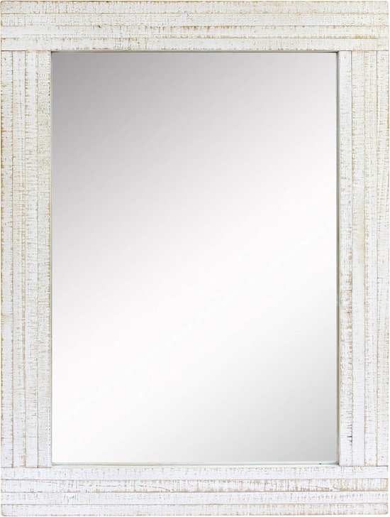 CCRETROILUMINADOS Afbeelding met houten frame, wit gelakt, met achtergrondverlichting, blauw