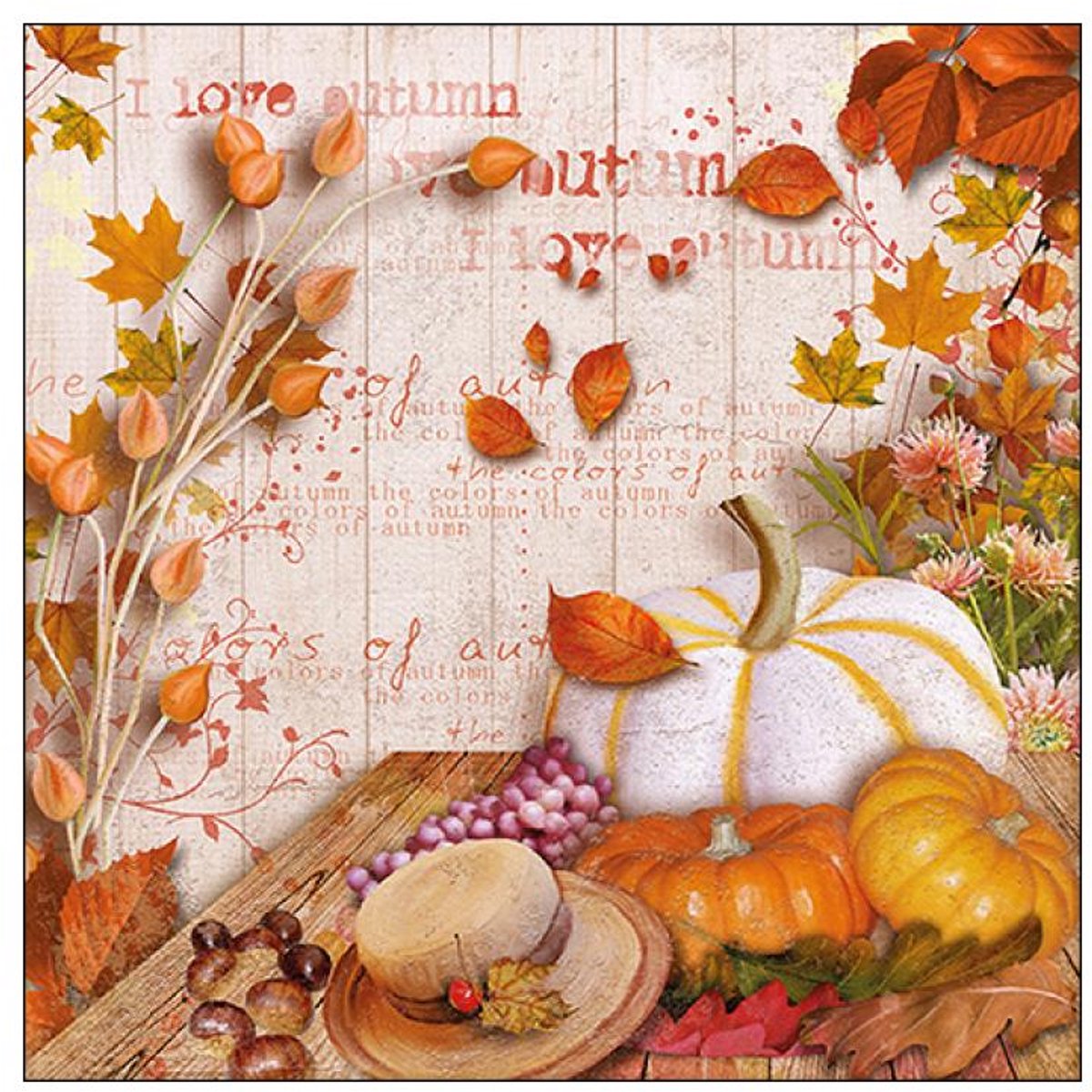 Ambiente Servetten Colours autumn 33cm
