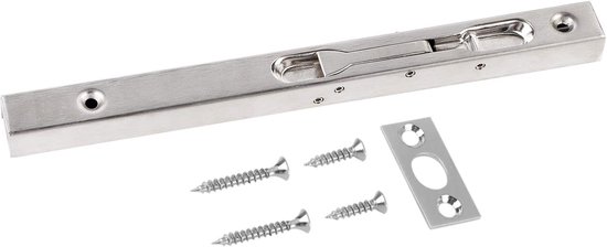 Deurbeschermer met Grendelbeveiliging - Roestvrij Staal Veiligheidsdeurbeslag