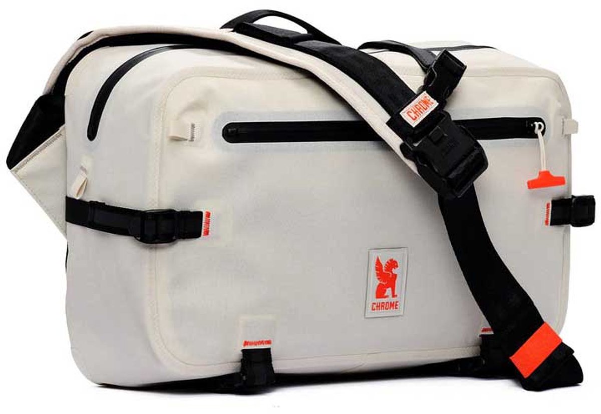 Chrome Kadet Max Waterdichte Crossbodytas Wit