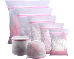 Waszak Set - Fijnmazige Netten met Premium Rits - Voor BH's/Sokken/Blouses - Beschermt Kleding in de Wasmachine - 7 Stuks