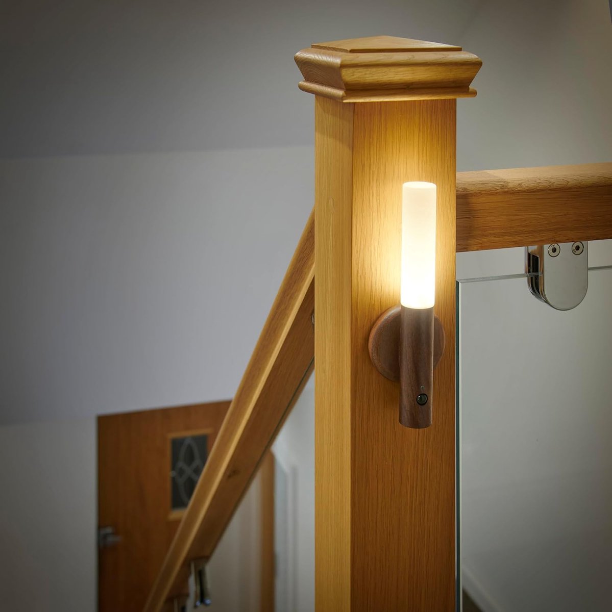 Draagbare Smart LED Wandlamp met Bewegingssensor - Oplaadbaar Nachtlampje voor Binnengebruik