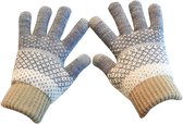 Winterhandschoenen Touchscreen Warm Gebreide Handschoenen Elastische Manchet Antislip Rubber Ontwerp Warme Handschoenen (Kleur: D