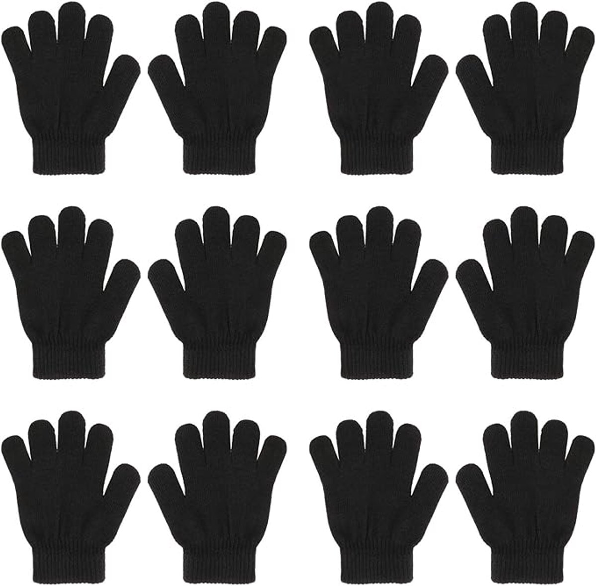 6 paar magische stretchhandschoenen - winterhandschoenen voor buiten