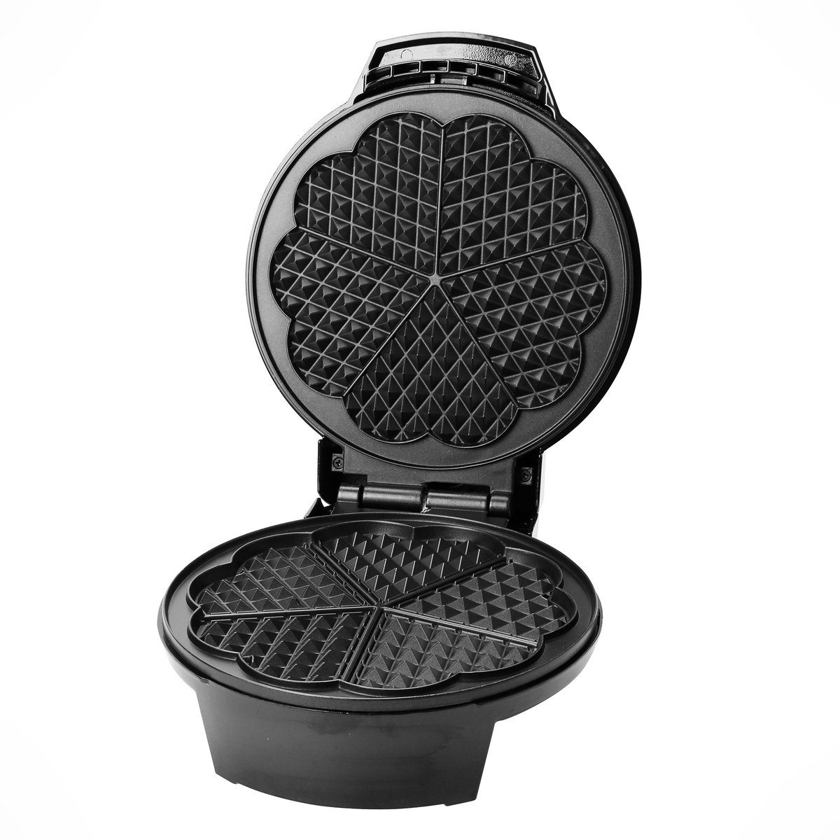 Emerio wafelijzer- WM-131149 - anti-aanbaklaag - 5 hartvormige wafels
