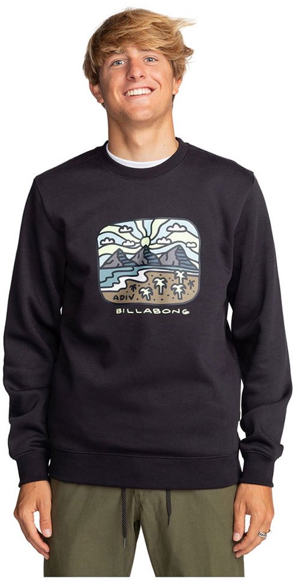 Billabong Shine T-shirt Met Lange Mouwen S Man Zwart